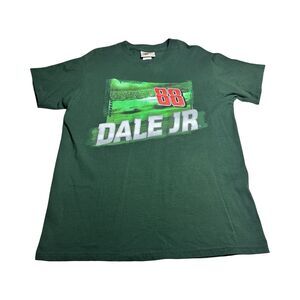 Vtg‎ Dale Earnhardt Jr. T Shirt Men's Nascar Dark Green Amp Energy Size M